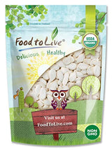 Food to Live Organic Raw Pumpkin Seeds in Shell, 1 Pound - Non-GMO, Dried, Unsalted, Unroasted, Vegan, Bulk. Good Source of Protein, Omega Fats. Great