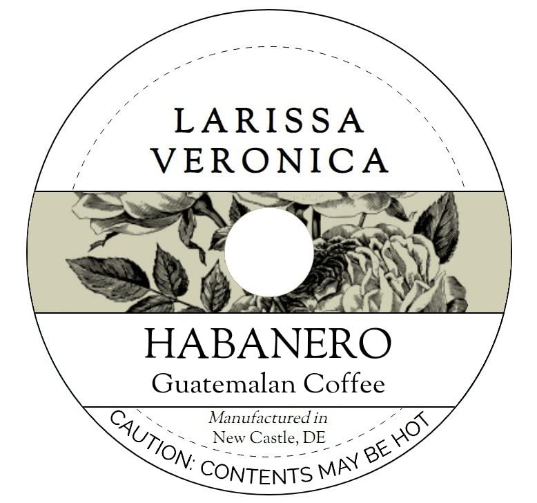 Habanero Guatemalan Coffee (Single Serve K-Cup Pods) (Gourmet, Naturally Flavored, Whole Coffee Beans) (12 pods, ZIN: 573002) - 2 Pack