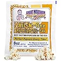 8oz Popcorn Machine Popcorn Packets - All-in-One Movie Theater Style Popcorn Kernels, Salt, and Oil Packs by Great Northern Popcorn (24 Case)