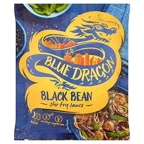 Blue Dragon Black Bean Stir Fry Sauce 120g - Pack of 6