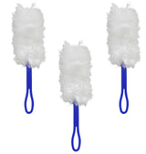 3 Packs Scrub Buddies 360 Degree Static Dusters 3 Handles 6 Dusters Clean Wood and Metal