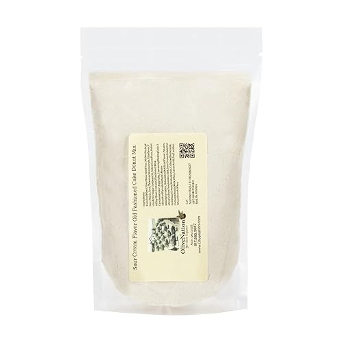 OliveNation Sour Cream Flavor Old Fashioned Cake Donut Mix - Easy Just-Add-Water Powdered Mix for Traditional Bars, Ring Doughnuts, Donut Holes, Professional Quality Baked or Fried Treats (16.00oz)