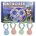 Lacrosse Candy Bracelets, Sports Themed Edible Jewelry, Team Party Favors, 24 Count, 10.16 Ounces
