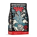 Bones Coffee Company Shark Bite, Buttered Rum Flavored Coffee, Medium Roast Low Acid Arabica Beans Compatible with Auto drip and French Press Coffee