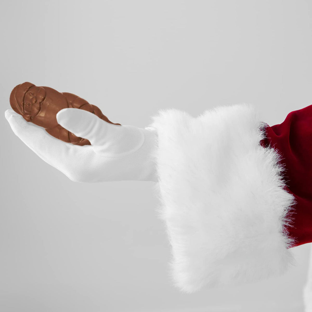 Christmas Santa Claus Milk Chocolate Candy, Pack of 3, 4 Ounces Each