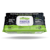 Crocodile Cloth Fierce Disinfectant Wipes - 80 Count 15" x 10" Multi-Surface Disinfecting Cleaning Cloths For Kitchens, Bathrooms, Offices & Schools