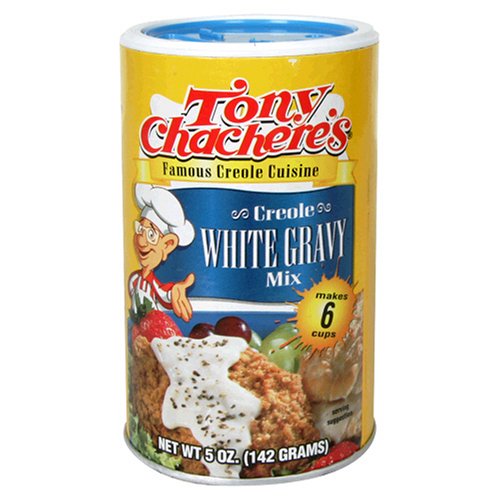 Tony Chachere's White Gravy Mix, 5-Ounce Unit (Pack of 12)
