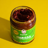Zwita Mild Harissa Paste - Award-Winning Authentic Tunisian Thick Sun-Dried Chili Paste With Fresh Garlic & Extra Virgin Olive Oil - Mild, Not Spicy