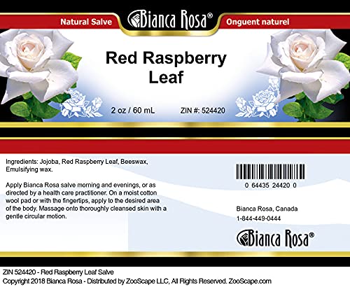 Bianca Rosa Red Raspberry Leaf Salve (2 oz, ZIN: 524420) - 3 Pack