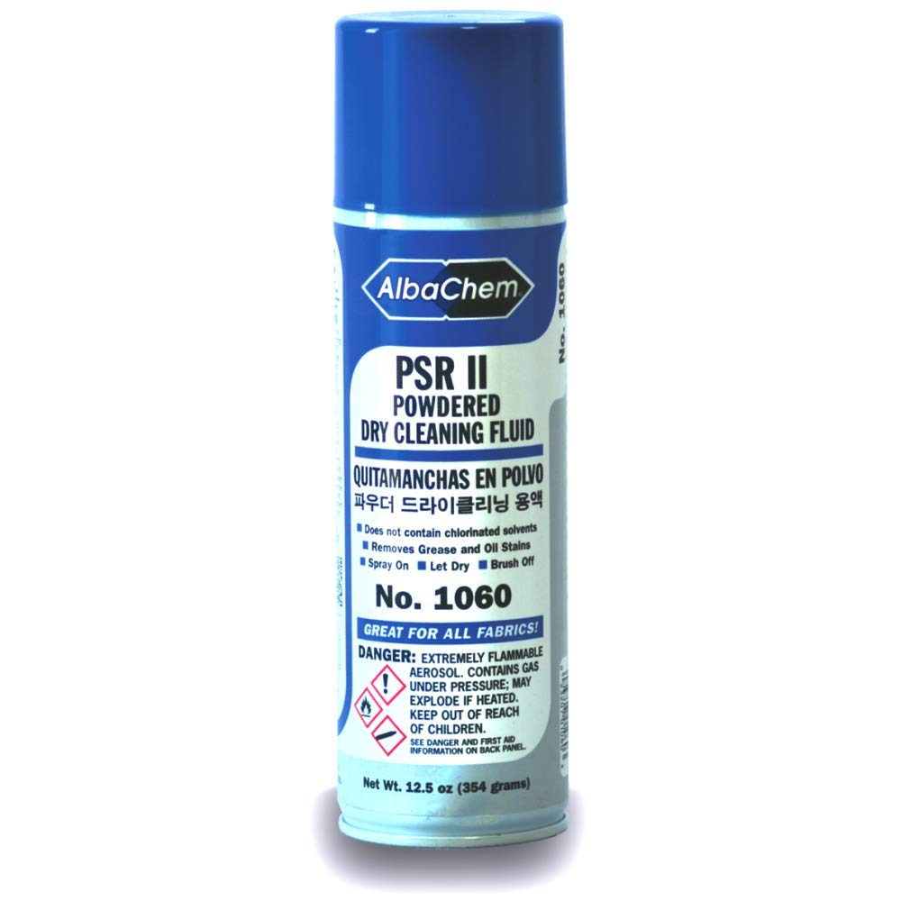 AlbaChem PSR II Powdered Dry Cleaning Fluid Spot Remover 12.5 Oz. - 12/Pk