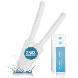 Powerstone Pumice Stone Toilet Bowl Cleaner with Extra Long Handle - 2 Pack | 3'' Longer Handle | Remove Hard Water Stains, Rings & Limescale from