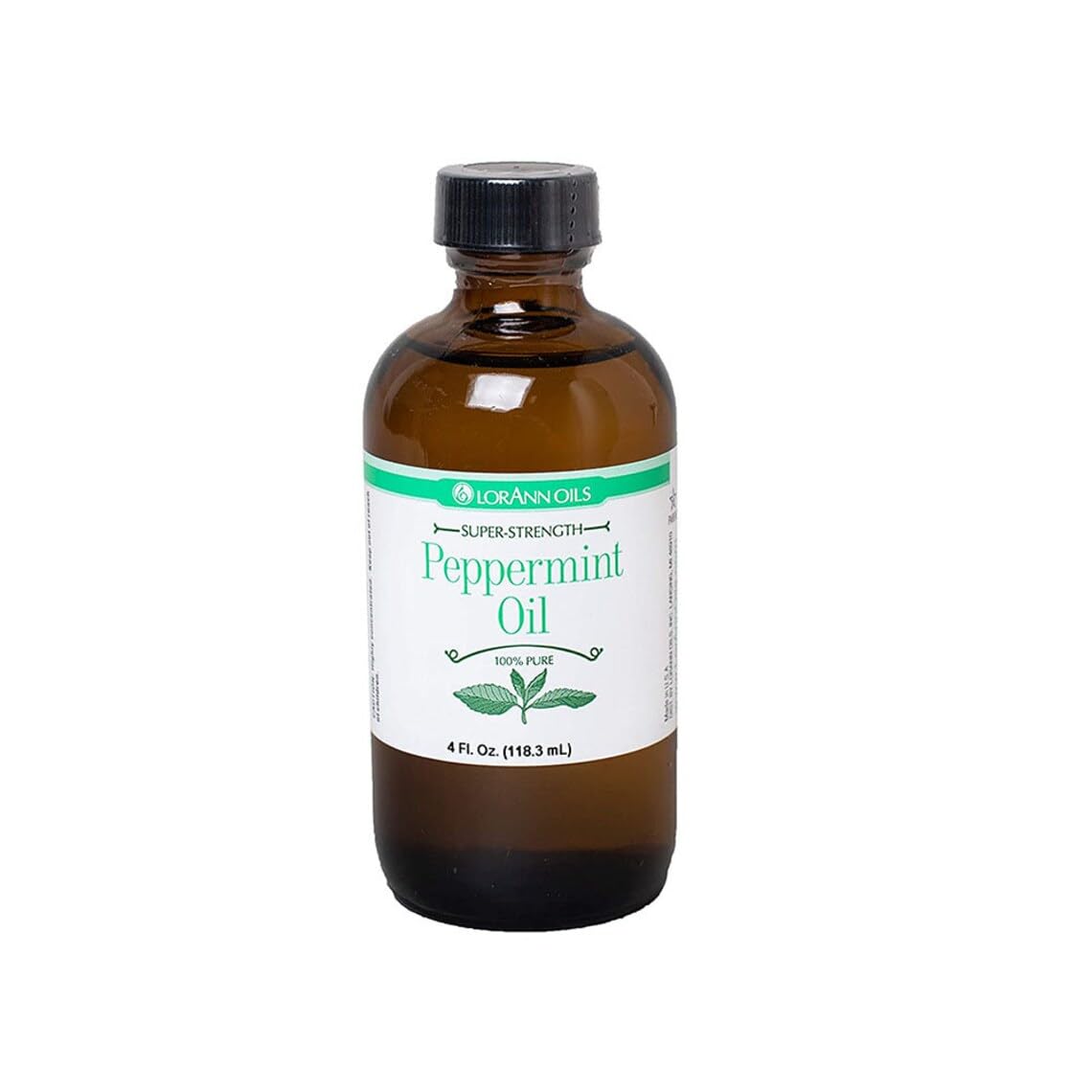 LorAnn Peppermint Oil SS Natural Flavor, 4 ounce bottle