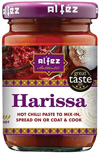 Al'Fez Harissa Hot Chilli Paste100g - Smooth hot paste of chillies, tomatoes and garlic Use a teaspoon of Harissa with your meal as a table condiment