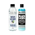 Randy's Black Label Cleaner and Resin Guard Bundle - Fast-Acting Resin Cleaning Solution for Glass, Metal & Ceramic Surfaces - Glass Pipe Cleaner