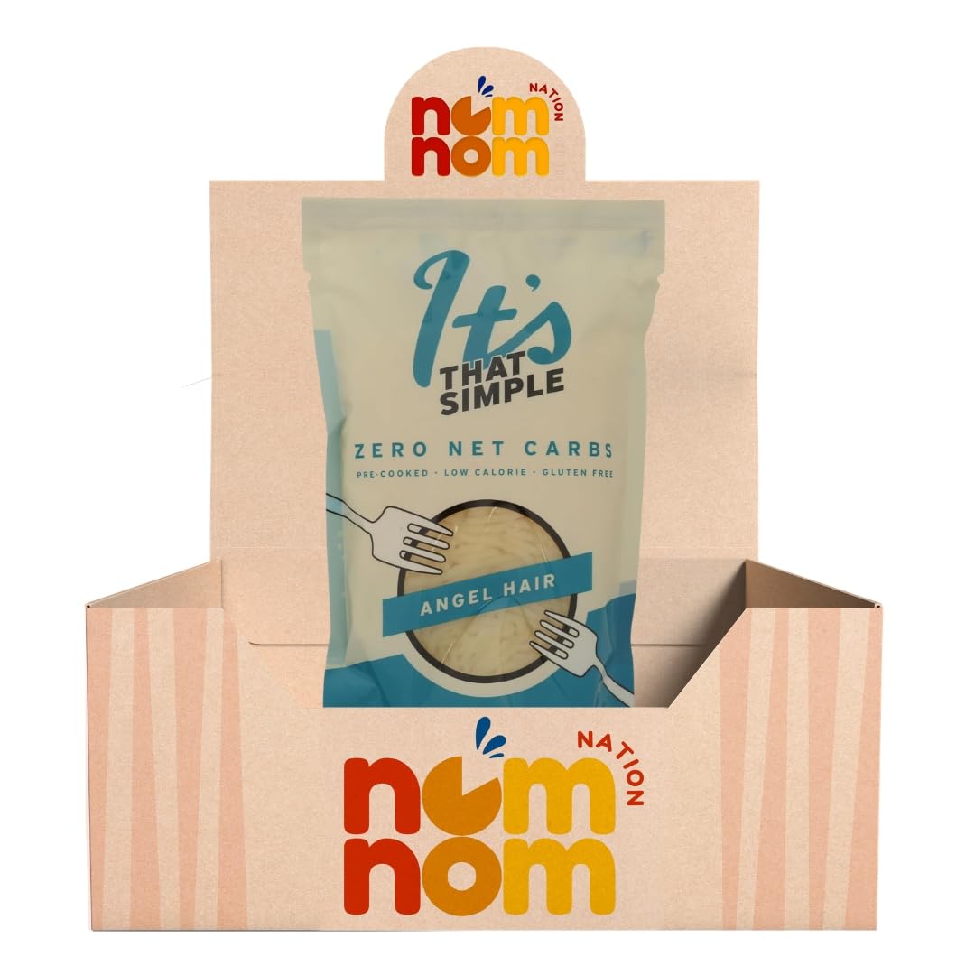 Its That Simple Pasta Angel Hair 9.52 OZ - Angel Hair Pasta Low Carb Pasta Alternative - Spaghetti Noodles Style Low Carb Noodles - Its Skinny Pasta