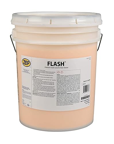 Zep Flash Powdered Concrete Floor Cleaner - 40lb (Case of 1) 72333 - Removes Dirt, Grease and Grime (Business Customers Only)