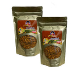 MADE IN THAILAND - THAI FOOD RECOMMEND - 2 PACK OF STIR FRIED MINCED Catfish WITH HOT YELLOW CURRY WITH VERY CRISPY TEXTURE - Pla Dook Fu Kua Kling