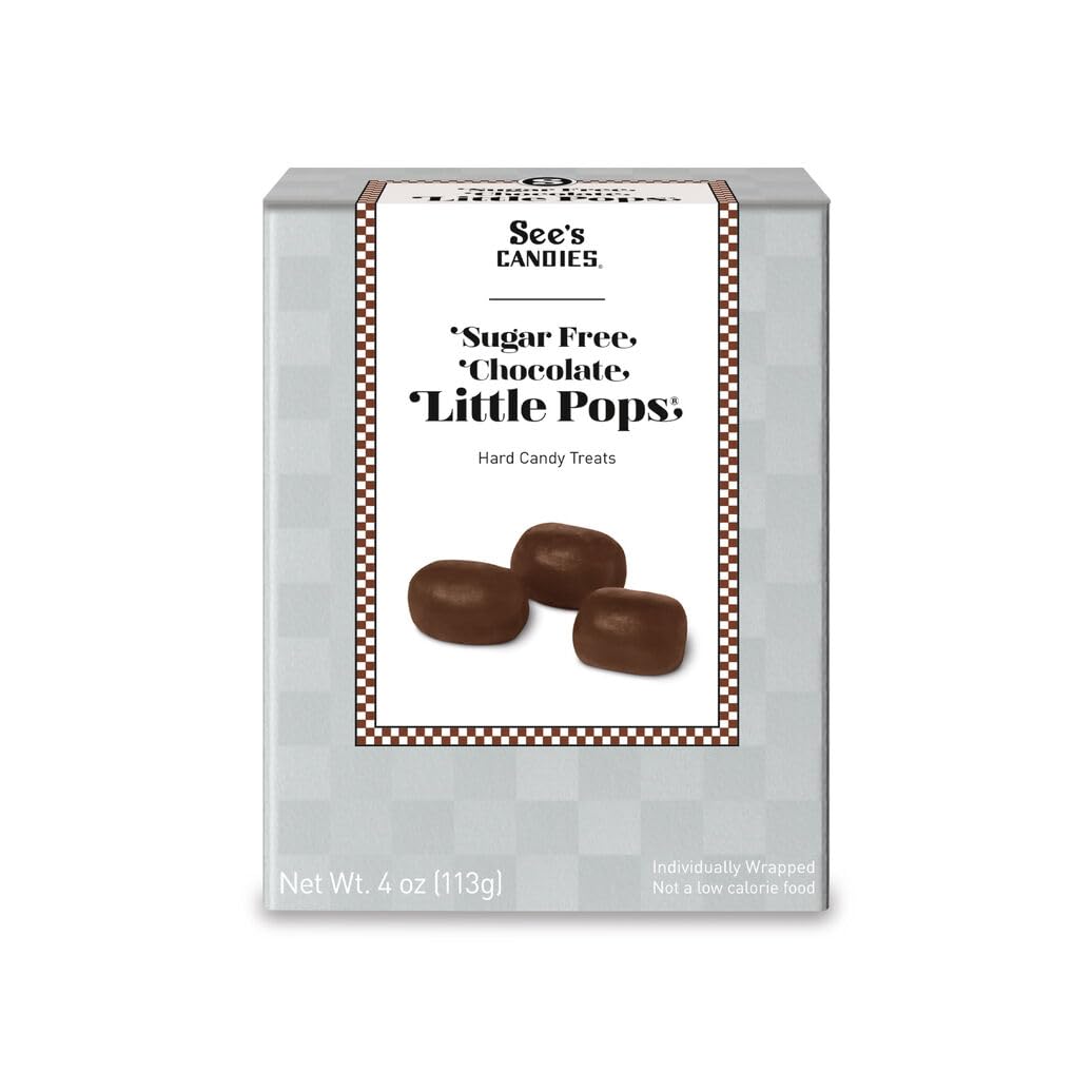 See's Candies 4 oz Sugar Free Chocolate Little Pops