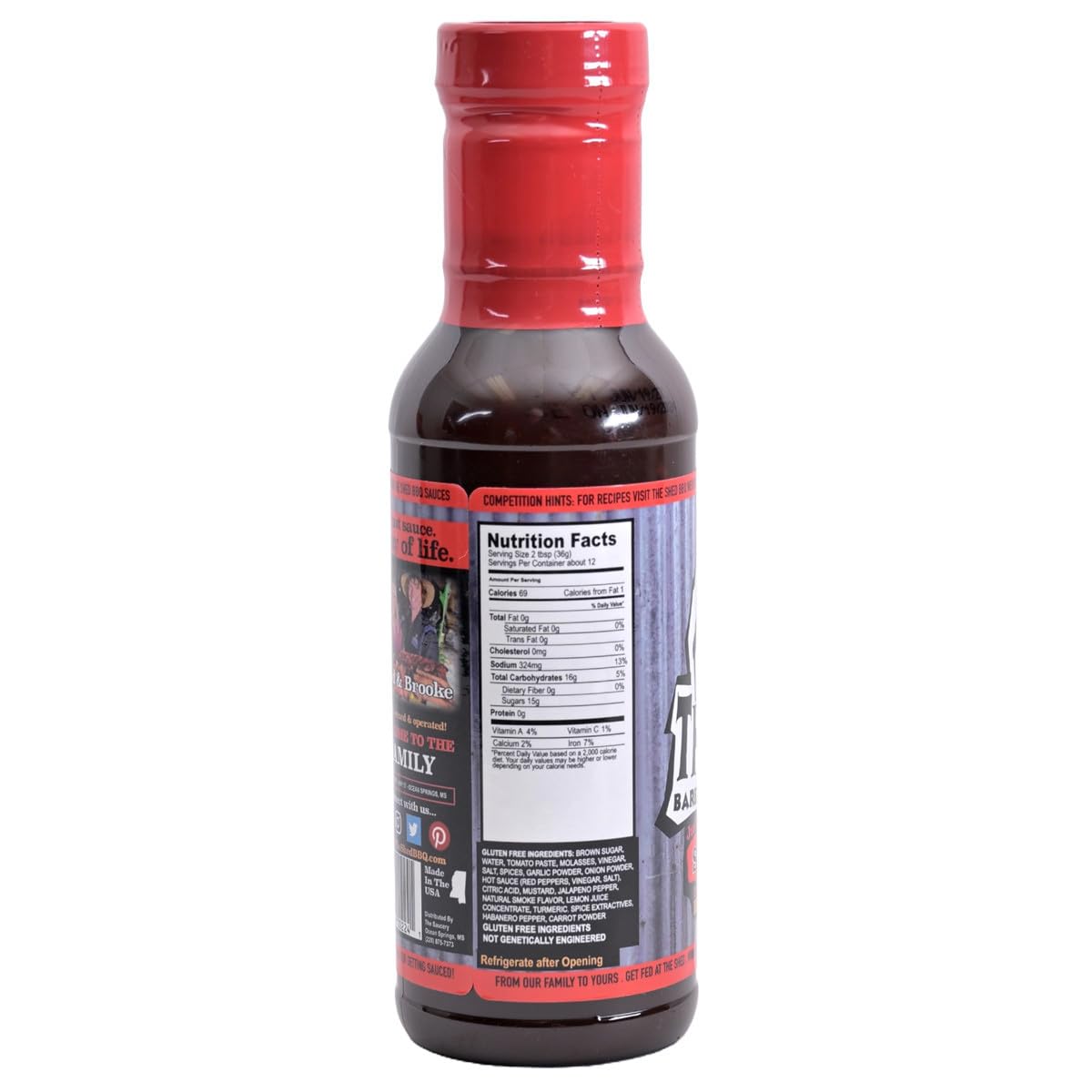 The Shed Barbeque & Blues Joint Southern Sweet & Spicy BBQ Sauce