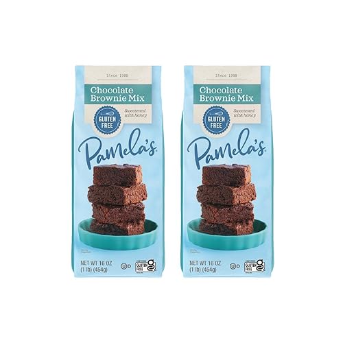 Pamela's Chocolate & Brownie Mix, Kosher, Gluten Free, 16 Ounce (Pack of 6)