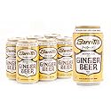 Barritt's Original Ginger Beer, Non-Alcoholic Soda Cocktail Mixer, 12 fl oz Cans, 12 Pack, Gluten Free