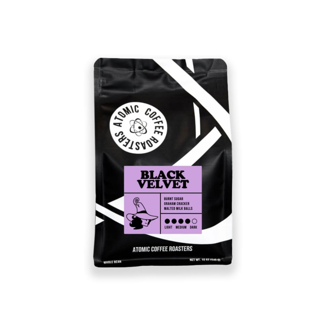 Atomic Coffee Roasters - Black Velvet Dark Roast, Whole Bean, 12oz