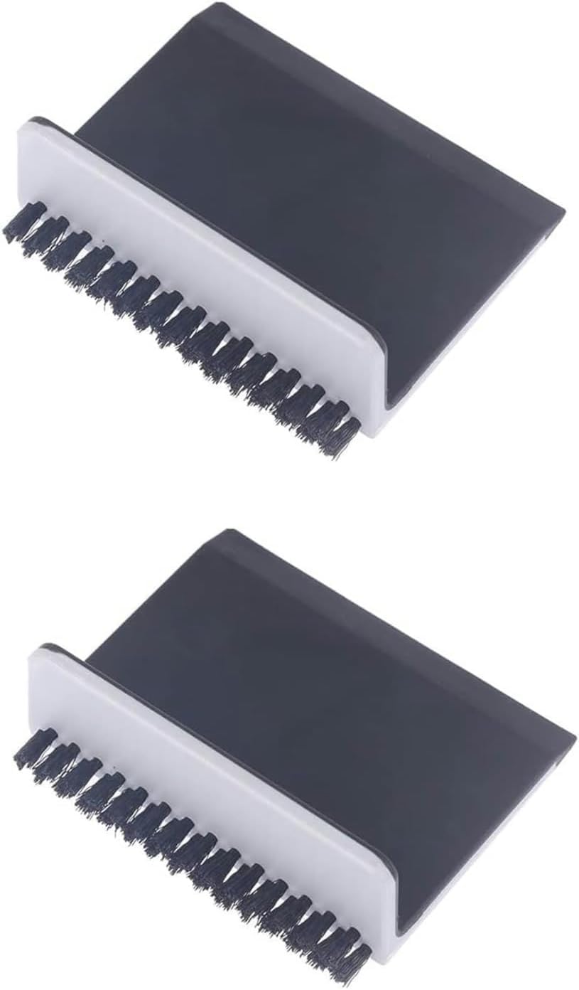 2 Pcs Black Kitchen Sink Squeegee Cleaner Countertop Brush Wiper Vegetable Cleaning Brush Wiper Home Kitchen Tool Fruit and Vegetable Cleaning Brushes