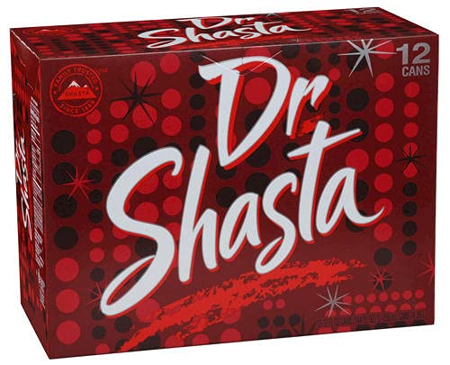 Shasta DR. SHASTA soda, 12-Ounce Cans (Pack of 12)
