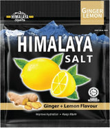 Big Foot Himalaya Salt Sports Candy, Ginger Lemon Flavor, 12 Packs x 15g, Halal-certified