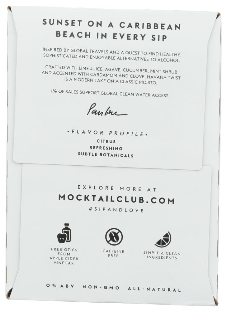 Mocktail Club Havana Twist 4pk, 12 FZ
