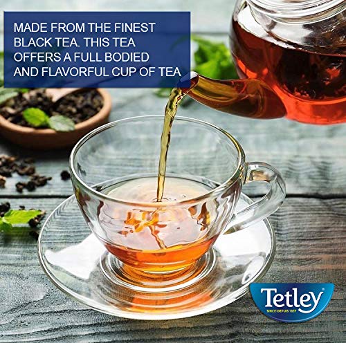 Tetley British Blend Premium Black Tea, Regular, 80 Teabags (Pack of 1)