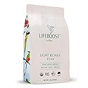 Lifeboost Light Roast Whole Bean Coffee - Low Acid Organic Coffee, Non-GMO, USDA Organic, Single Origin, Third-Party Tested for Mycotoxins