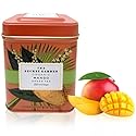 Organic Ceylon Mango Green Tea - 50 Packets - Natural Antioxidant Rich Herbal Leaf Teabags - USDA Certified 100% Non-GMO - Caffeinated Premium Gift