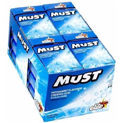 Elite Must Sf Peppermint Gum
