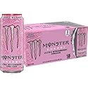 Monster Energy Ultra Strawberry Dreams, Sugar Free Energy Drink, 16 Ounce