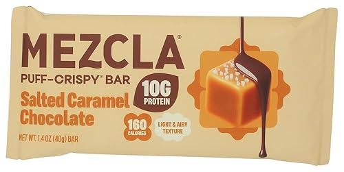 Mezcla, Salted Caramel Protein Bar Sgl 1.4 Ounce