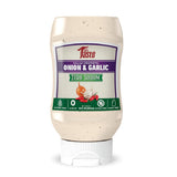 Mrs Taste Sugar Free Onion & Garlic Salad Dressing, Zero Calories, Zero Sodium, Zero Sugar, High Fiber, Keto Friendly, Paleo Friendly, Condiments