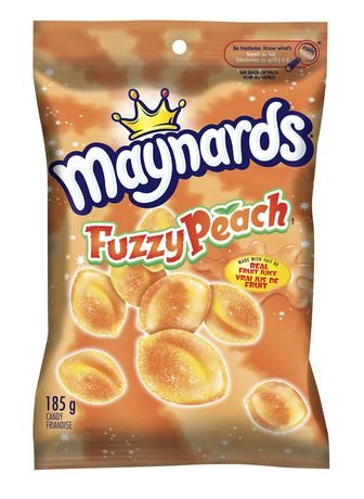 3 bags Maynard FUZZY PEACHES candy (from Canada)