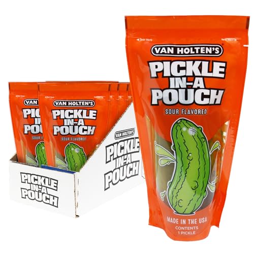 Van Holten's Pickles - Jumbo Sour Pickle-In-A-Pouch - 12 Pack