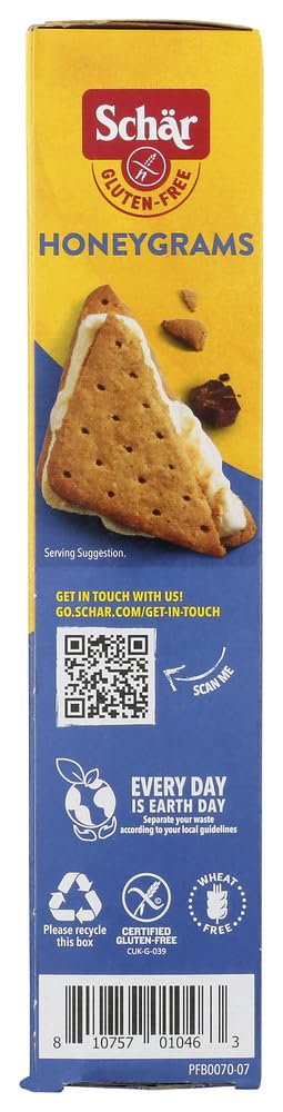 Schar Cookie Honeygrams, 5.6-ounce 4pack
