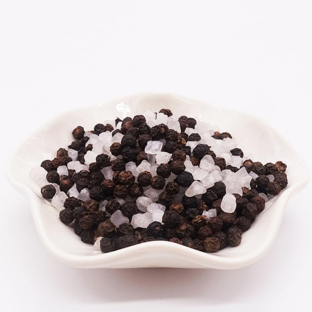Zercumm Black Pepper Sea Salt Seasoning 65G Abrasive Powder Western Barbecue Steak Seasoning Spice Peppercorn