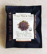The Tao of Tea Oregon Mint & Tulsi Box Pyramid Sachets, 15 Pyramid Sachets