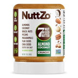 NuttZo Keto Almond Coconut 7 Nut and Seed Butter, Almonds Coconut Brazil Nuts Pecans and More, Keto-Friendly No Added Sugar or Oil, Non GMO