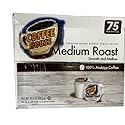 Coffee House Premium Blend Single Serve Coffee, medium Roast, 75 count.