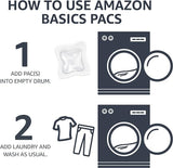 Amazon Basics Laundry Detergent Pacs, Free & Clear, Hypoallergenic, Fragrance Free, HE Compatible, Easy to Use, 120 Count (New Packaging)