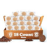 Love + Chew Mini Vegan Cookies, Gluten Free, 3g Plant Based Protein Per Cookie with Dark Chocolate and Coffee, Healthy Snacks for Adults, Individually
