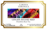 Ginger Sesame Seed Dandelion Root Tea (Single Serve K-Cup Pods) (12 pods, ZIN: 577539) - 3 Pack