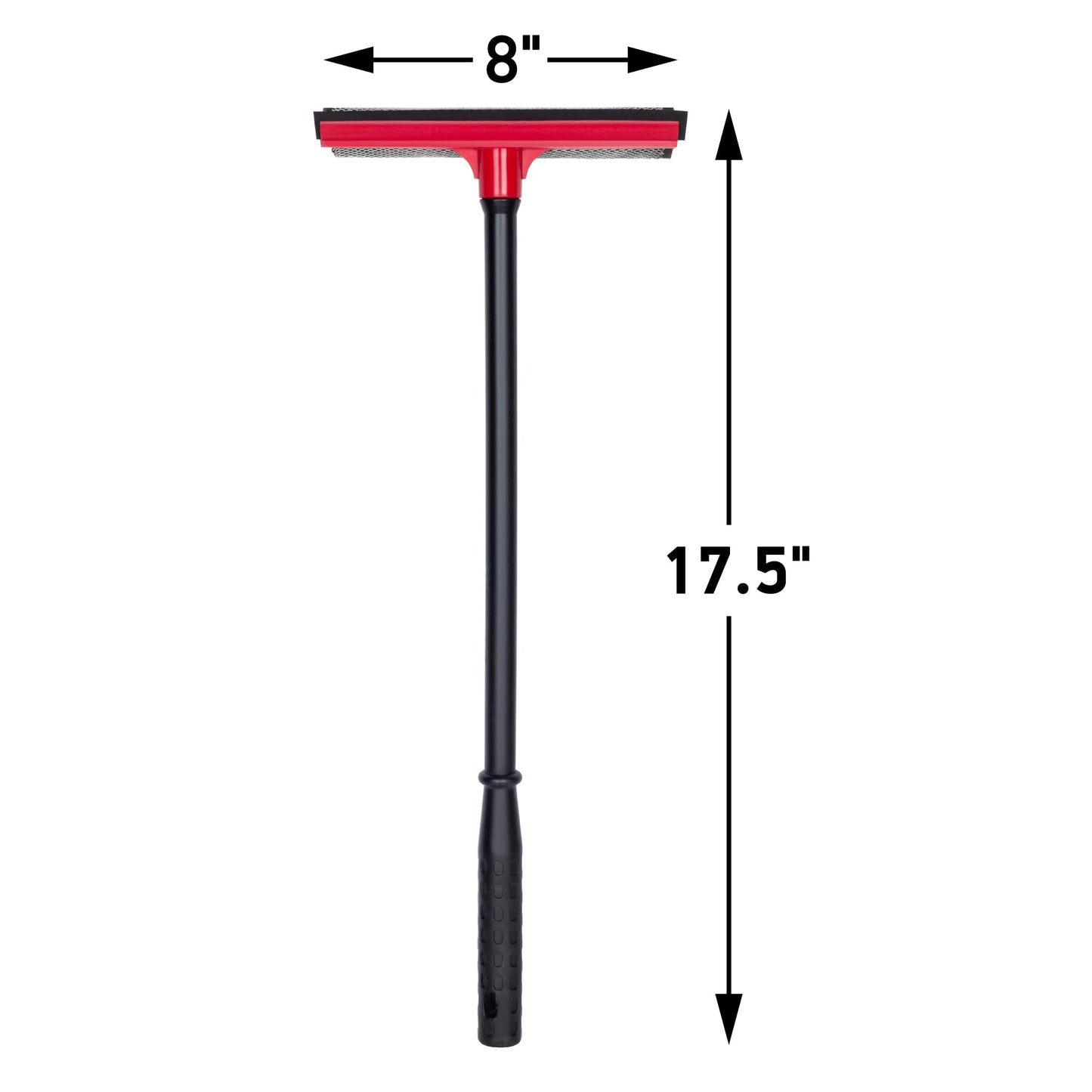 DSV Standard Window Squeegee for Car Windows, 2-in-1 Window Cleaner for Car Windshield, Gas Station, Shower, and Glass | Auto Squeegee with 17.5"