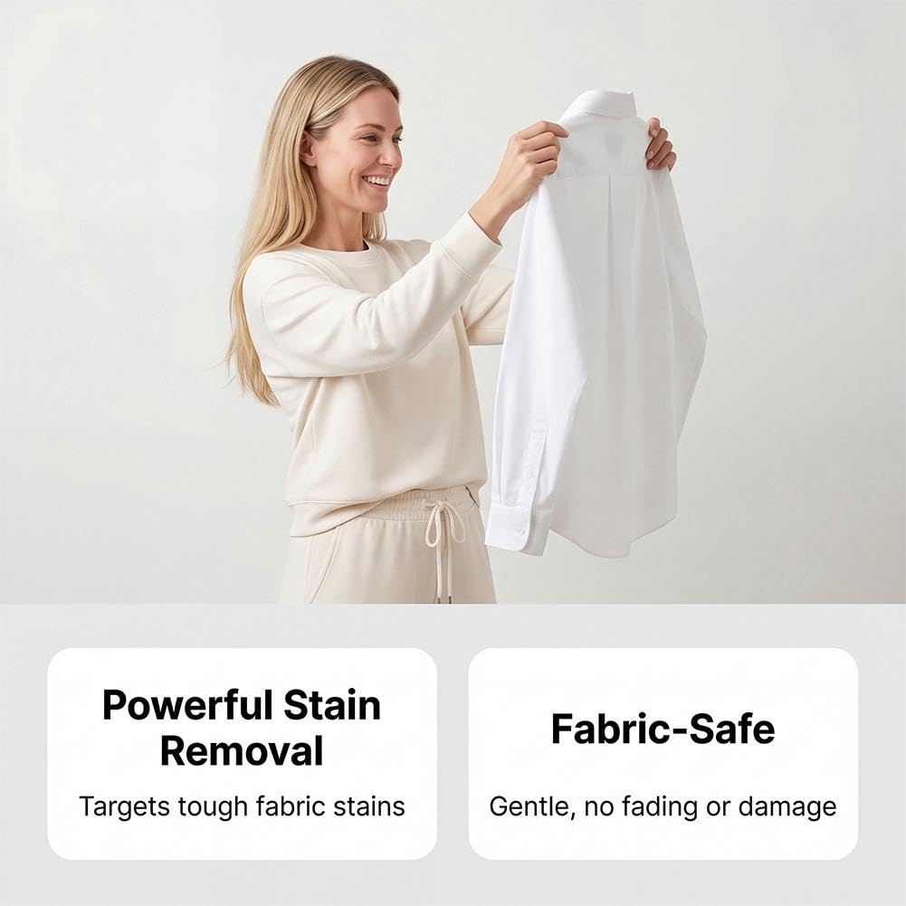 Prndkhn Clothing Emulsifier, Non Ionic Emulsifier Stain Remover, Powerful Stain Remover Clothes Dry Clean Spray for Grease Oil
