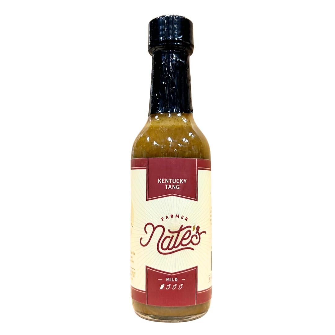 Farmer Nate's Kentucky Tang Hot Sauce - Cincinnati Chili-Inspired Mild Sauce with Jalapeño, Cumin & Cinnamon - All-Natural, Small Batch Flavor Bomb